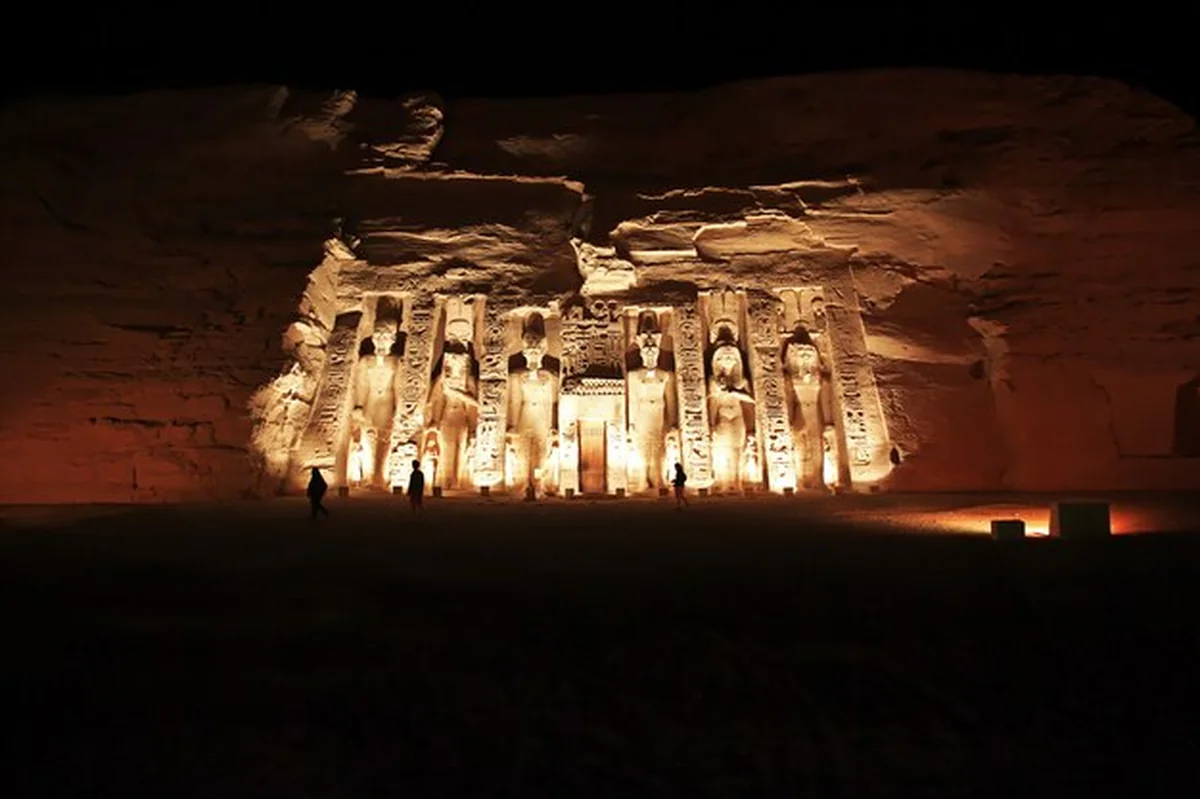 Świątynia w Abu Simbel w Egipcie